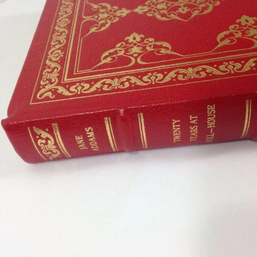 Franklin Library Red Leather Book Jane Addams‎